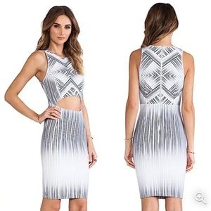 Torn by Ronnie Kobo Morgan party dress in Tonal Maze size small